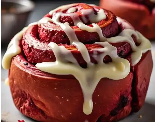 Himmlische Red Velvet Zimtschnecken