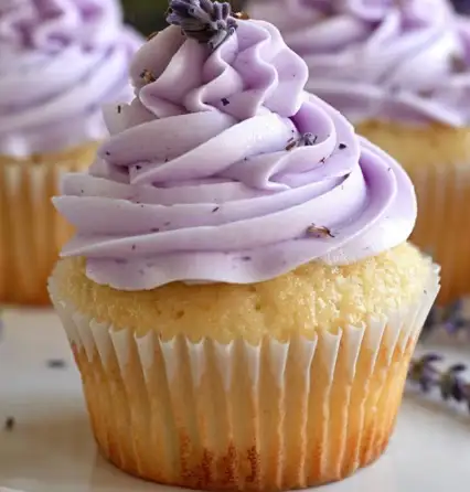 Lavendel-Vanille-Cupcakes