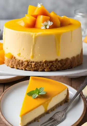 Mango-Käsekuchen