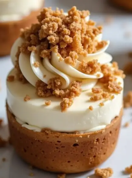 Mini Biscoff Cheesecakes