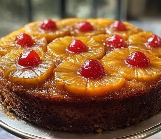 Schneller Ananas-Upside-Down-Kuchen