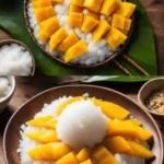 Thailändischer Klebreis mit Mango