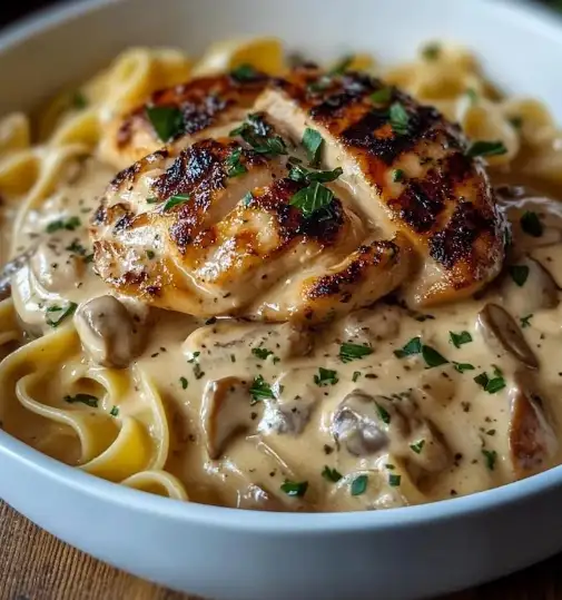 Hähnchen mit Butternudeln