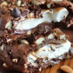 Mit Marshmallow gefüllte Rocky Road-Kekse