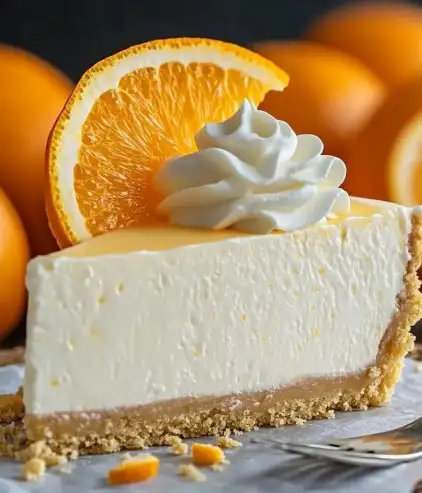 Orangen-Creamsicle-Käsekuchen ohne Backen