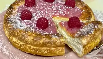 Raspberry Käsekuchen