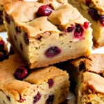 Cranberry-Blondies