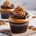 Karamell-Schokoladen-Cupcake