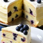 Zitronen-Blaubeer-Kuchen