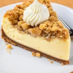 apple crumble cheesecake