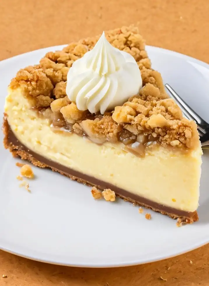 apple crumble cheesecake