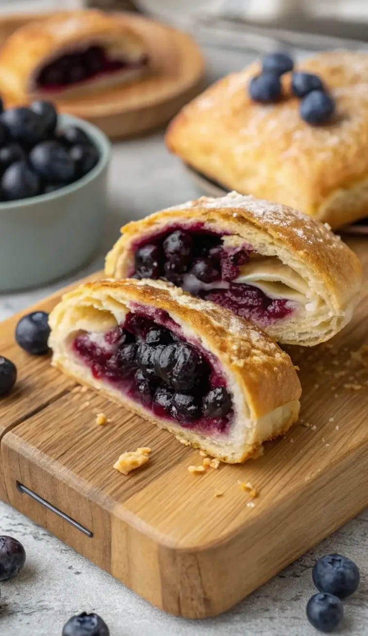 blaubeer-tartelettes mit eischneehaube