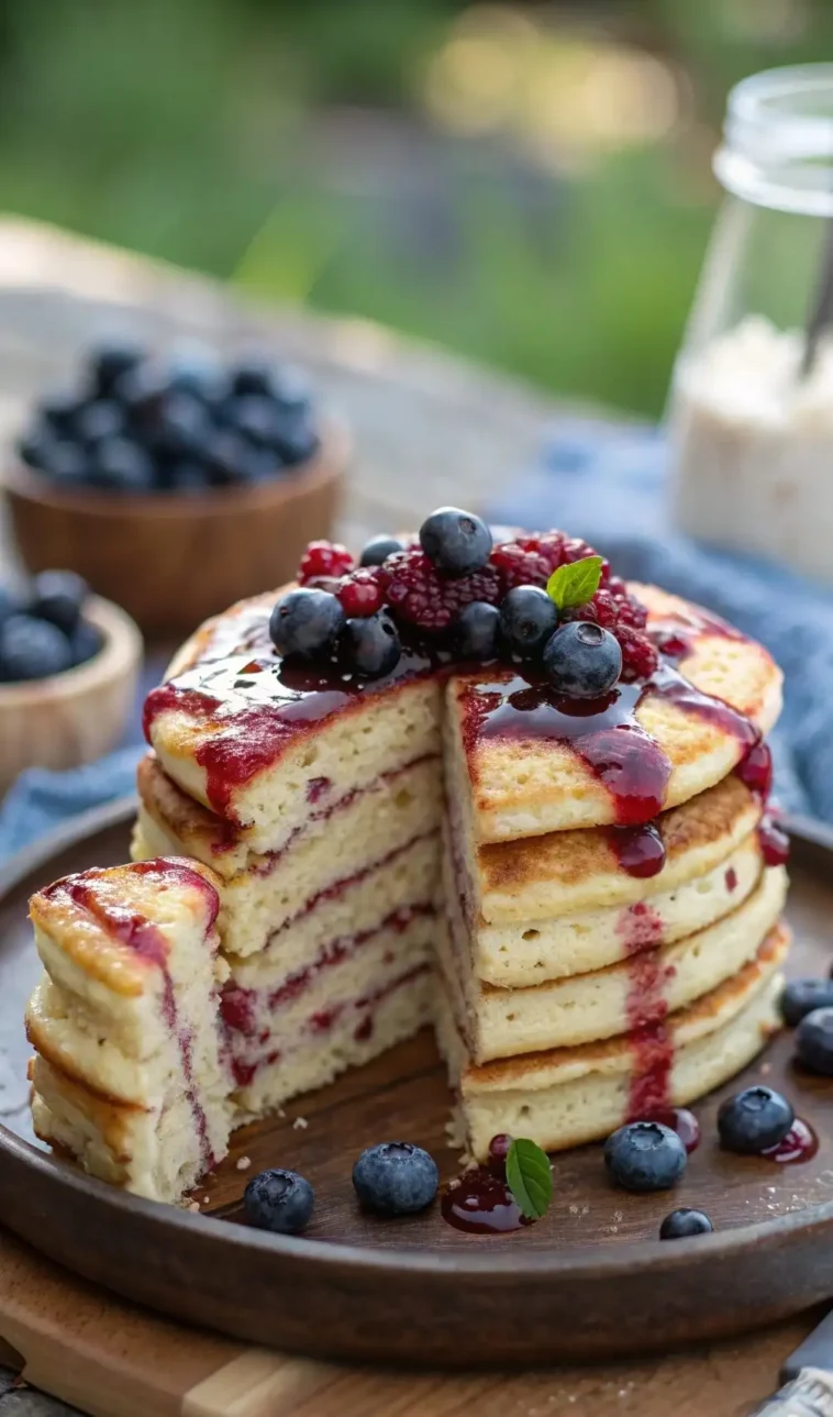 blueberry pancakes