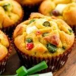 herzhafte muffins mit schinken und käse