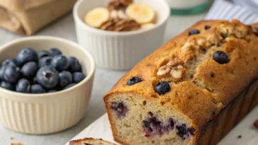 veganes bananenbrot mit pekannüssen