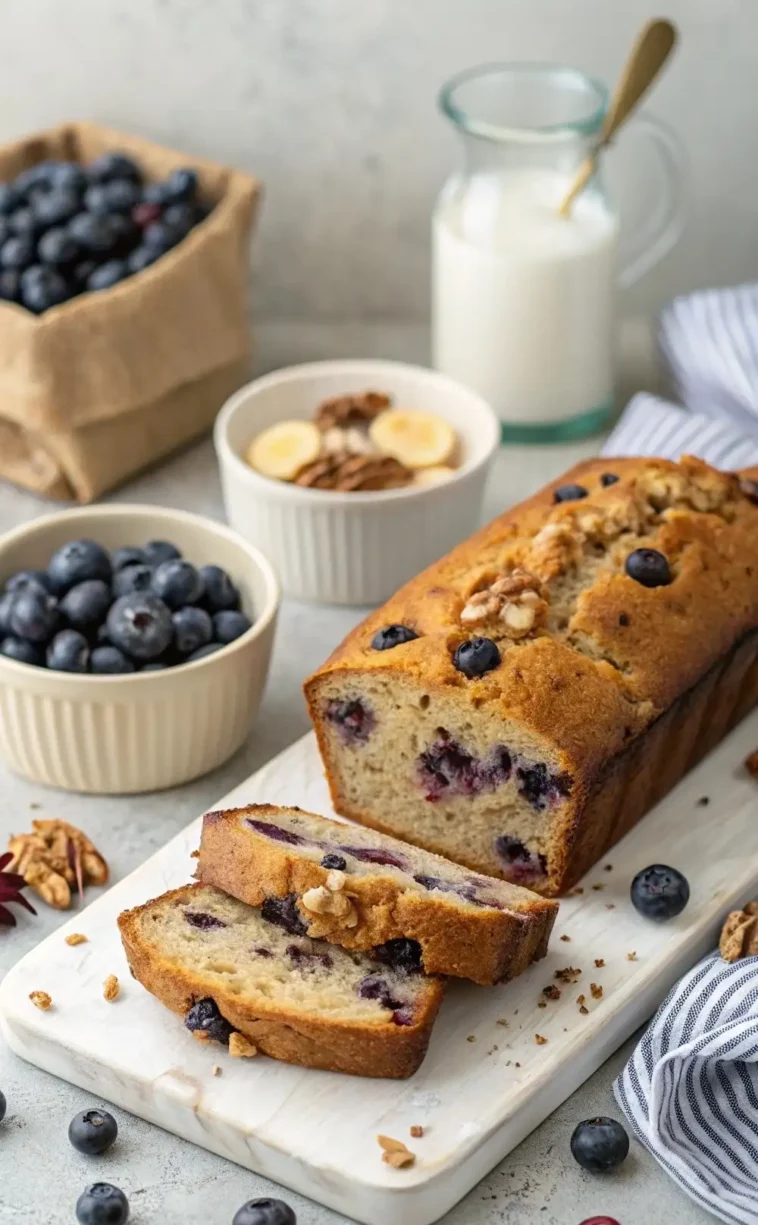 veganes bananenbrot mit pekannüssen