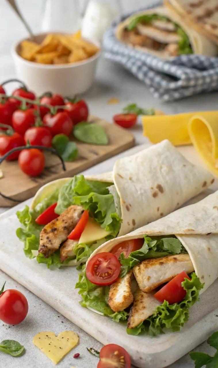 selbstgemachte tortilla-wraps