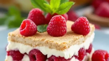 tiramisu mit himbeeren