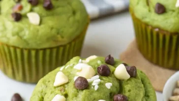 vegan avocado muffins