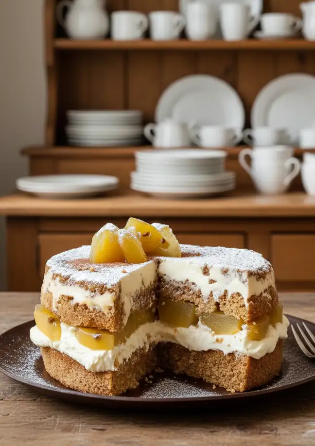 Apfeltorte mit Spekulatius: Cremig & lecker!