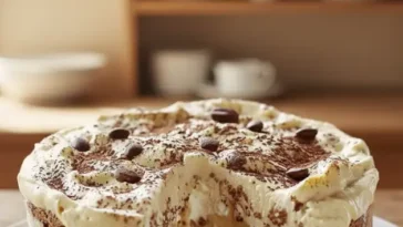 Birnentorte mit Cappuccinosahne: Einfach & lecker