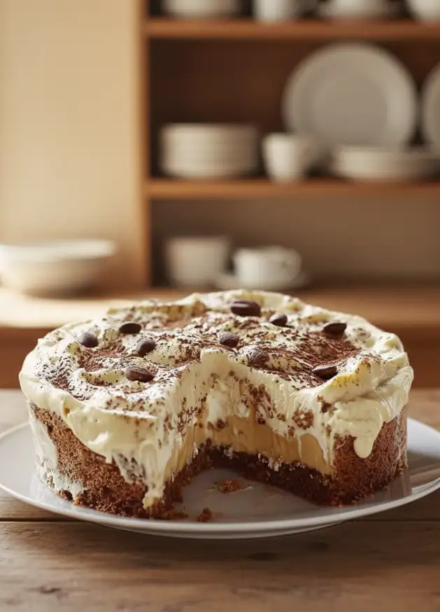 Birnentorte mit Cappuccinosahne: Einfach & lecker