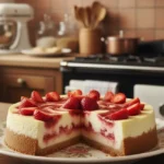 Erdbeer-Swirl-Käsekuchen: Fruchtig & Cremig Backen