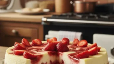 Erdbeer-Swirl-Käsekuchen: Fruchtig & Cremig Backen