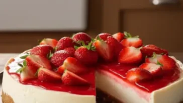 Fruchtiger Erdbeer Cheesecake: Cremig & einfach backen
