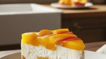 Pfirsichtorte ohne Backen: Einfach & lecker!