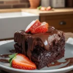 Saftiger schokokuchen