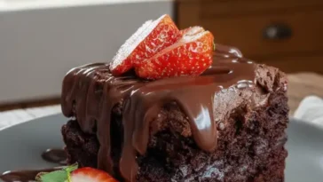 Saftiger schokokuchen