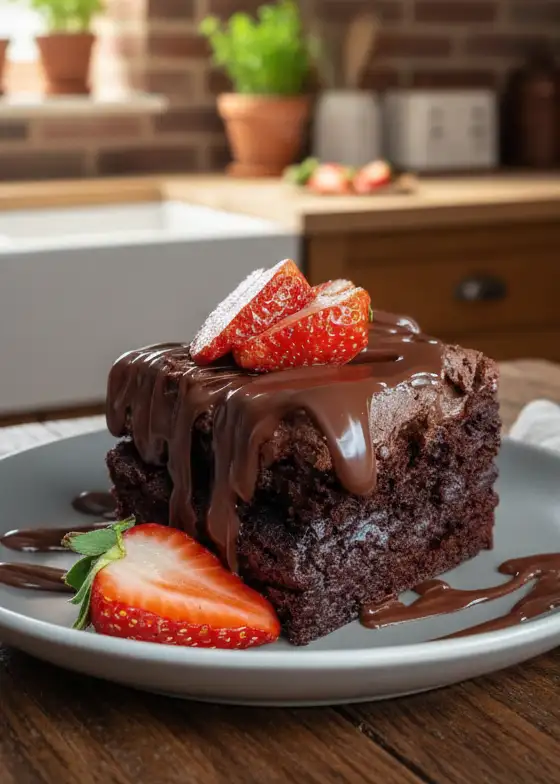 Saftiger schokokuchen