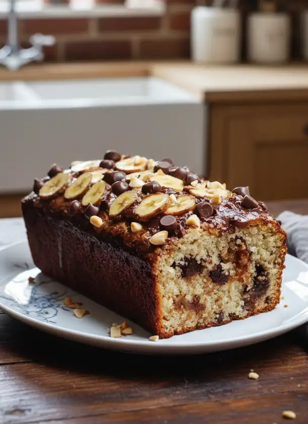 Saftiges Bananenbrot mit Schoko – Einfach backen!