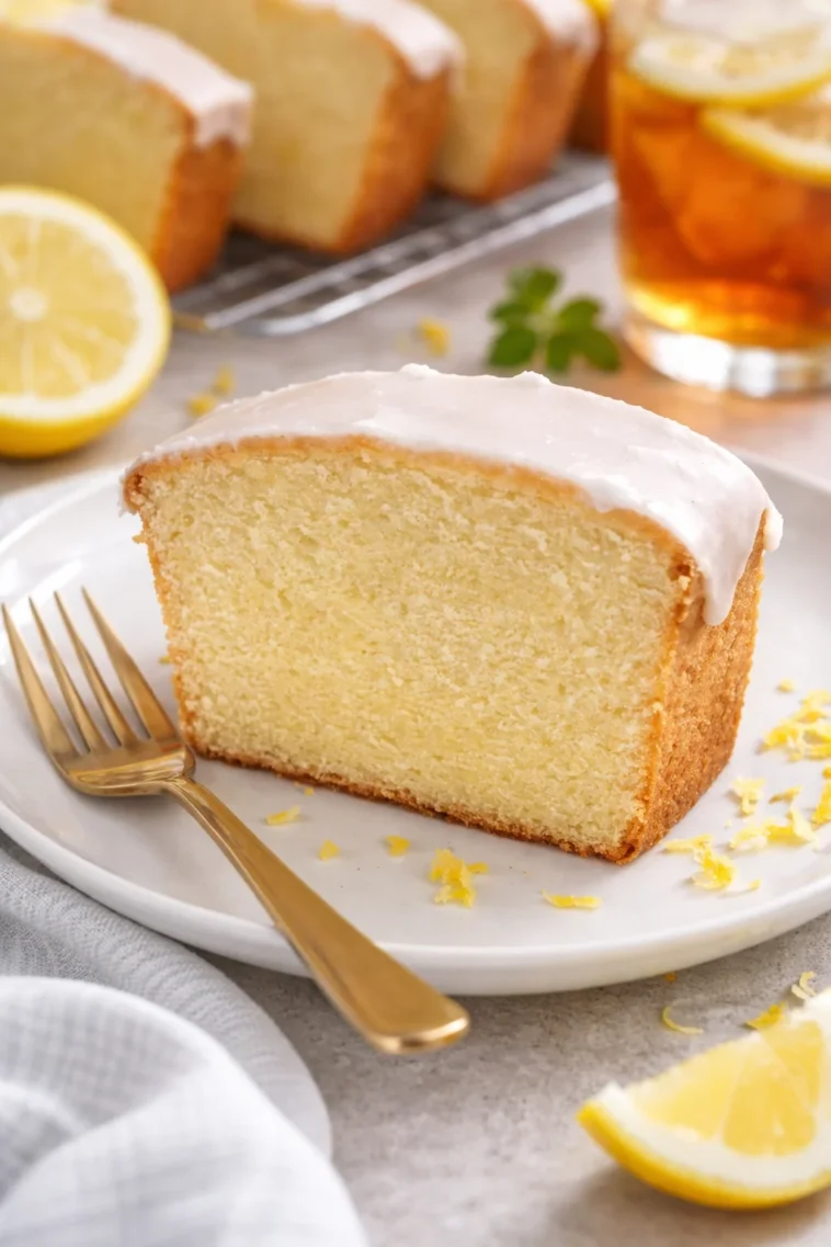 Leckere Brauner Butter Blondies auf einem Teller serviert