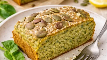 Leckeres und nahrhaftes Brokkoli-Brot, frisch gebacken und gesund.