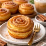 Leckere Churro Cruffins mit Zimt und Zucker, ideal zum Naschen.