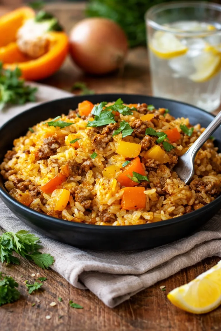 Curry Rice mit Hackfleisch - schnelles und leckeres Rezept für jeden Tag.