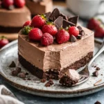 Dekadente Schokoladenmousse-Torte für Schokoladenliebhaber