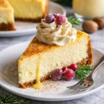 Eierlikör Käsekuchen mit einer cremigen Füllung und leckerem Boden