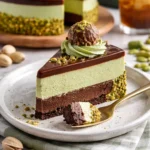 Ferrero Rocher Pistazienkuchen mit Nüssen und Schokolade