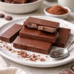 Hausgemachte Vollmilchschokolade in hochwertiger Qualität