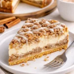 Leckerer Kaffee-Kuchen-Cheesecake mit Kaffee- und Käsefüllung