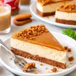 Lotus Cheesecake ohne Backen, köstliches Dessert mit Lotus-Keksen