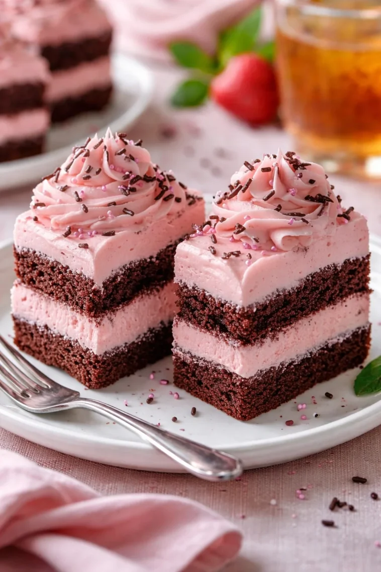 Leckere Mini-Schokoladentörtchen, fruchtig und schokoladig verziert.