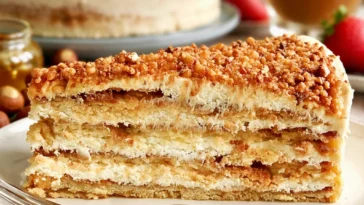 Himmelstorte aus dem Münsterland, eine köstliche Kuchenspezialität.