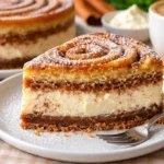 Flaumiger Frischkäse-Käsekuchen mit frischen Früchten als leckeres Dessert.