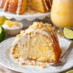 Pina Colada Ananas-Pfundkuchen mit frischer Ananas und Kokosgeschmack