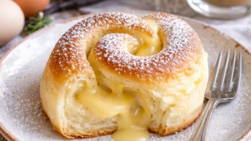 Puddingschnecken - unglaublich cremig und lecker mit verlockender Füllung