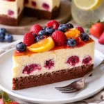 Schneller Geburtstagskuchen mit bunten Toppings und Kerzen